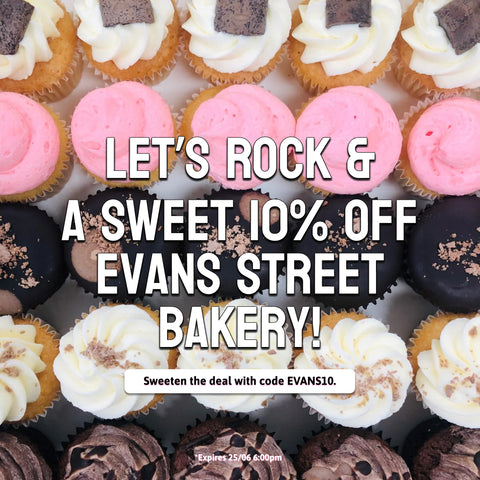 A Sweet 10% OFF Evans Street Bakery! 🧁🍰