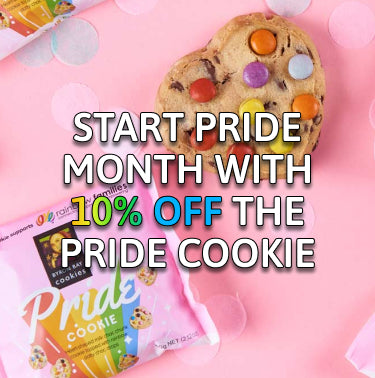 We’re kicking off Pride Month with 10% OFF the PRIDE Cookie! 🍪 🌈