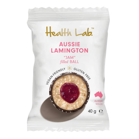 Health Lab - Gluten Free Aussie Lamington Balls 40g x 12