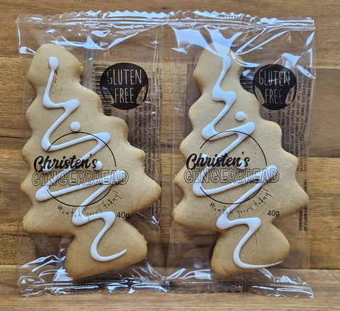 Christens Gingerbread - GF Gingerbread Biscuits Plain Trees x 24