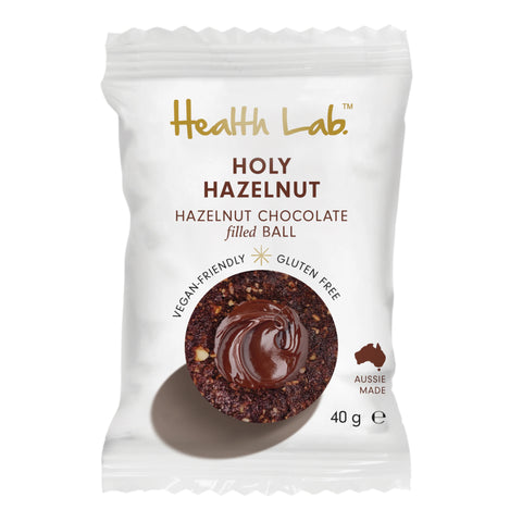 Health Lab - Gluten Free, Vegan & Dairy Free Holy Hazelnut Protein balls 40g x 12