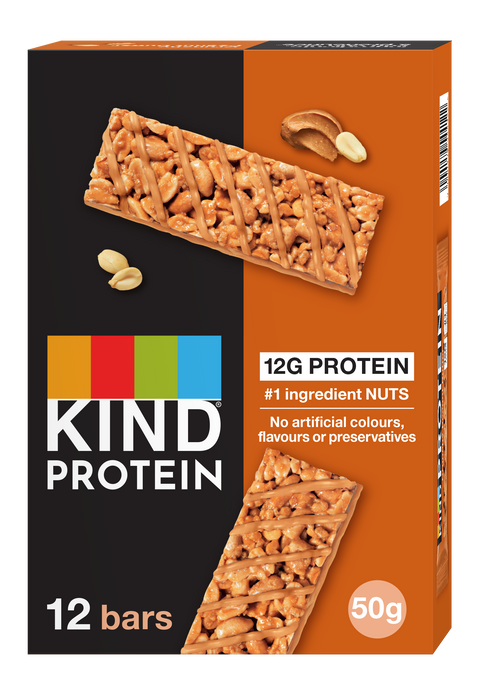 Kind Bars - Crunchy Peanut Butter Protein Bar 50g x 12