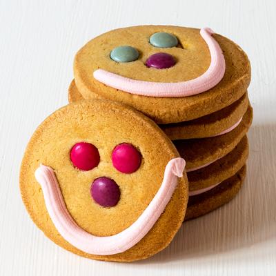 Gumnut Biscuits and Chocolates -Smiley Kids Shortbread 50g x 6