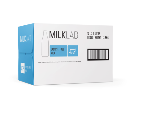 MilkLab - Lactose Free Milk 1L x 12