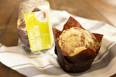 Homebush Cakes - Individually Wrapped Apple Cinnamon Crumble Muffins 175g x 9