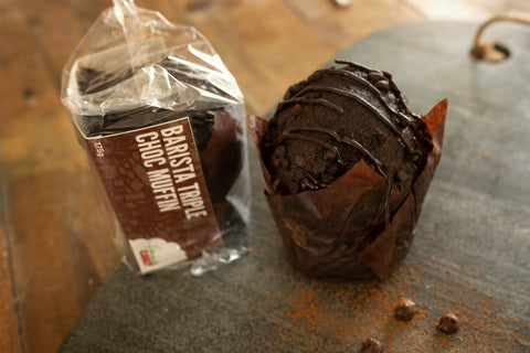 Homebush Cakes - Individually Wrapped Triple Choc Muffins 175g x 9